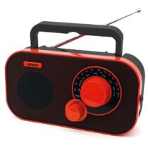 Prenosné rádio Bravo B-5184 ČERVENO ČIERNA