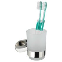 Držiak Na Zubné Kefky V Bielej/chrómovej Farbe - Kúpeľne > Príslušenstvo a doplnky do kúpeľne >...