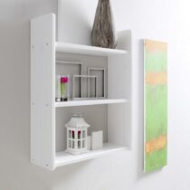 Nástenný Regál Mona Biely - Malý nábytok > Nástenné regály