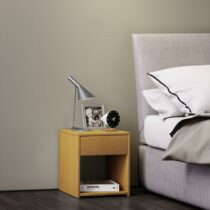 Nočný Stolík Sledo Mini Buk - Spálne > Malý nábytok do spálne > Nočné stolíky