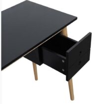 Písací Stôl Melanie Čierna - Nábytok do kancelárie a pracovne > Písacie stoly