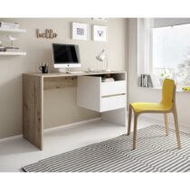 Písací Stôl Paco Dekor Dub Artisan/biela - Nábytok do kancelárie a pracovne > Písacie stoly