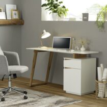 Písací Stôl Padua Biely - Nábytok do kancelárie a pracovne > Písacie stoly