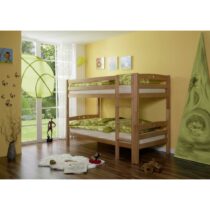 Poschodová Posteľ Lupo R Prírodná - Detská izba > Nábytok pre deti a mládež > Detské postele