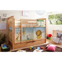 Poschodová Posteľ Safari Sammy 90x200 Cm Prírodná - Detská izba > Nábytok pre deti a mládež > ...