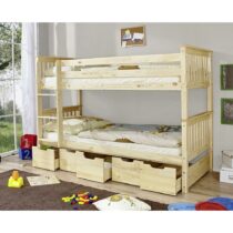 Poschodová Posteľ Sammy Prírodná - Detská izba > Nábytok pre deti a mládež > Detské postele