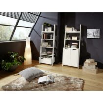 Regál Flo Biela - Obývacie izby > Sektorový nábytok do obývačky > Regály a deliace steny