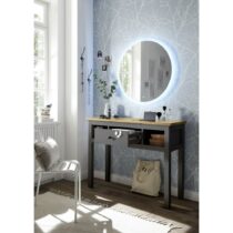 Toaletný Stolík Bondy Grafit/drevodekor - Malý nábytok > Kozmetické stolíky